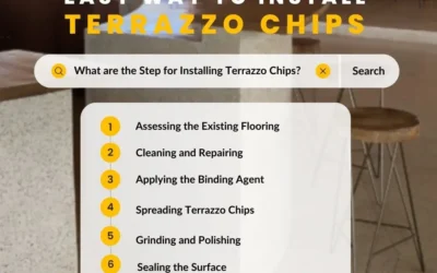 Easy Way to Install Terrazzo Chips just in 6 step