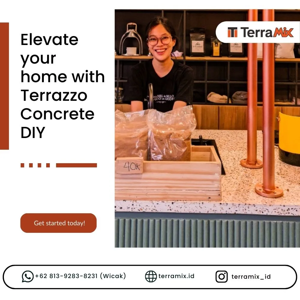 Terrazzo Concrete DIY