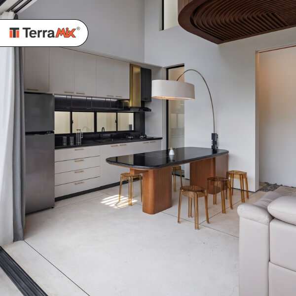 Elegant Homes Begin with Terrazzo Light White