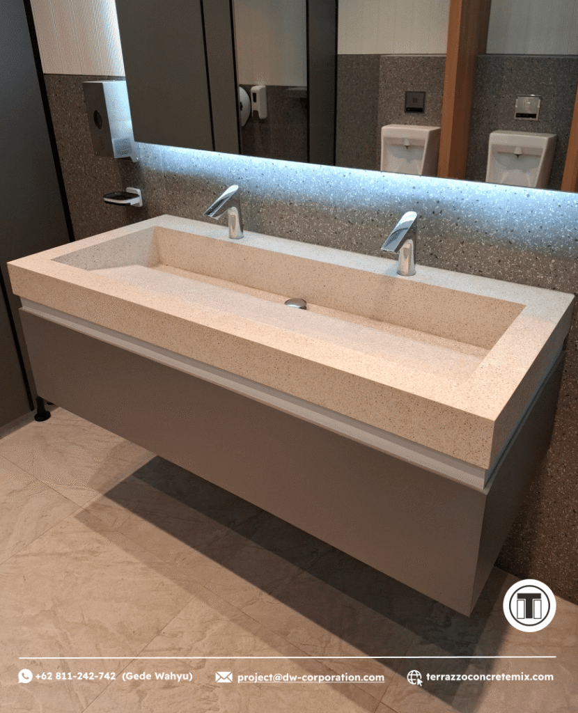 modern bathroom sink white almond