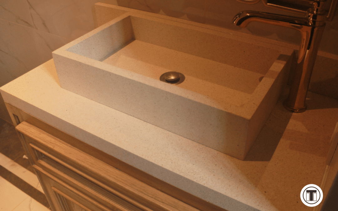 Modern Terrazzo Sink for Elegant Bathroom Design