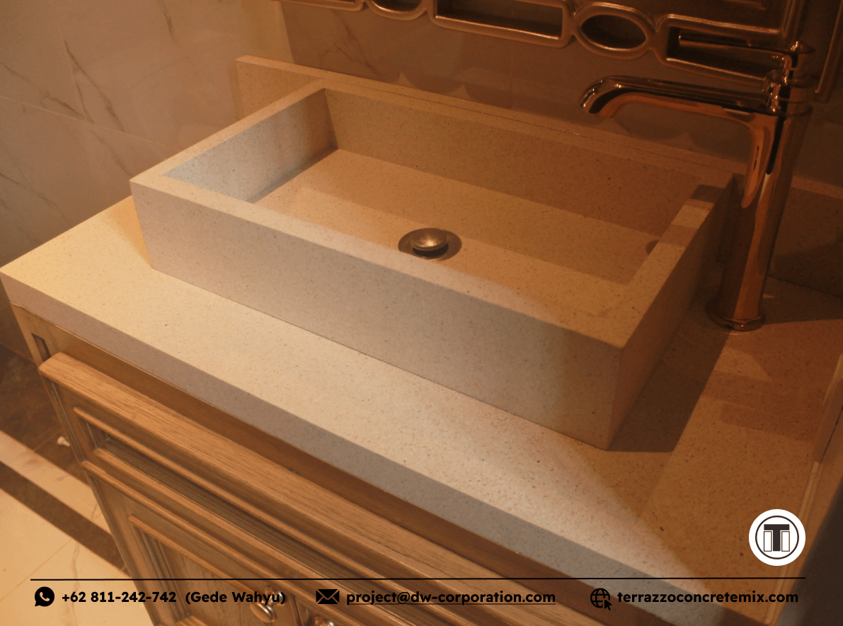 terrazzo sink